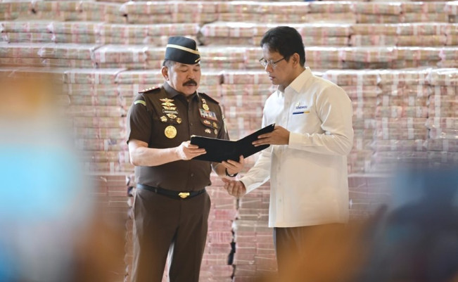 Menkeu Purbaya Yudhi Sadewa dan Jaksa Agung ST Burhanuddin. [Dok. Kemenkeu]